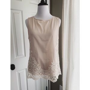 Rhyme Los Angeles Sleeveless Lace Top